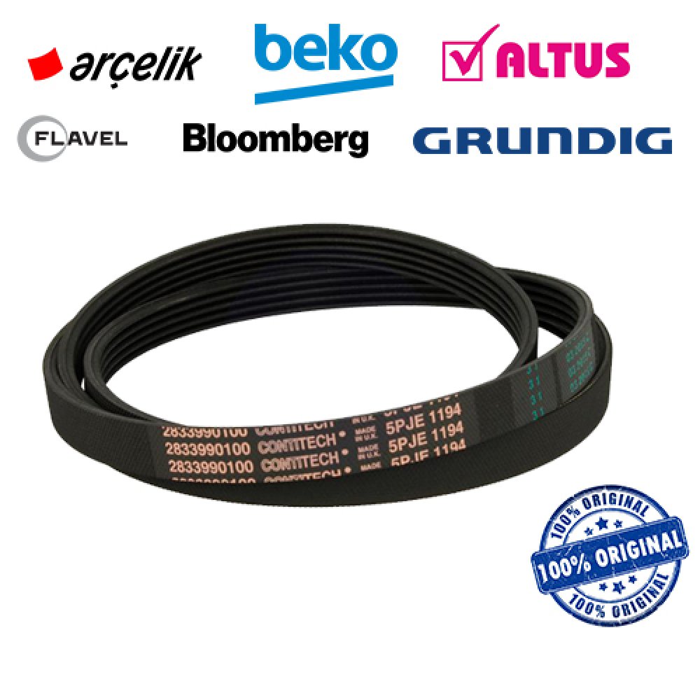 Çamaşır Makinesi Kayışı 5PJE 1194