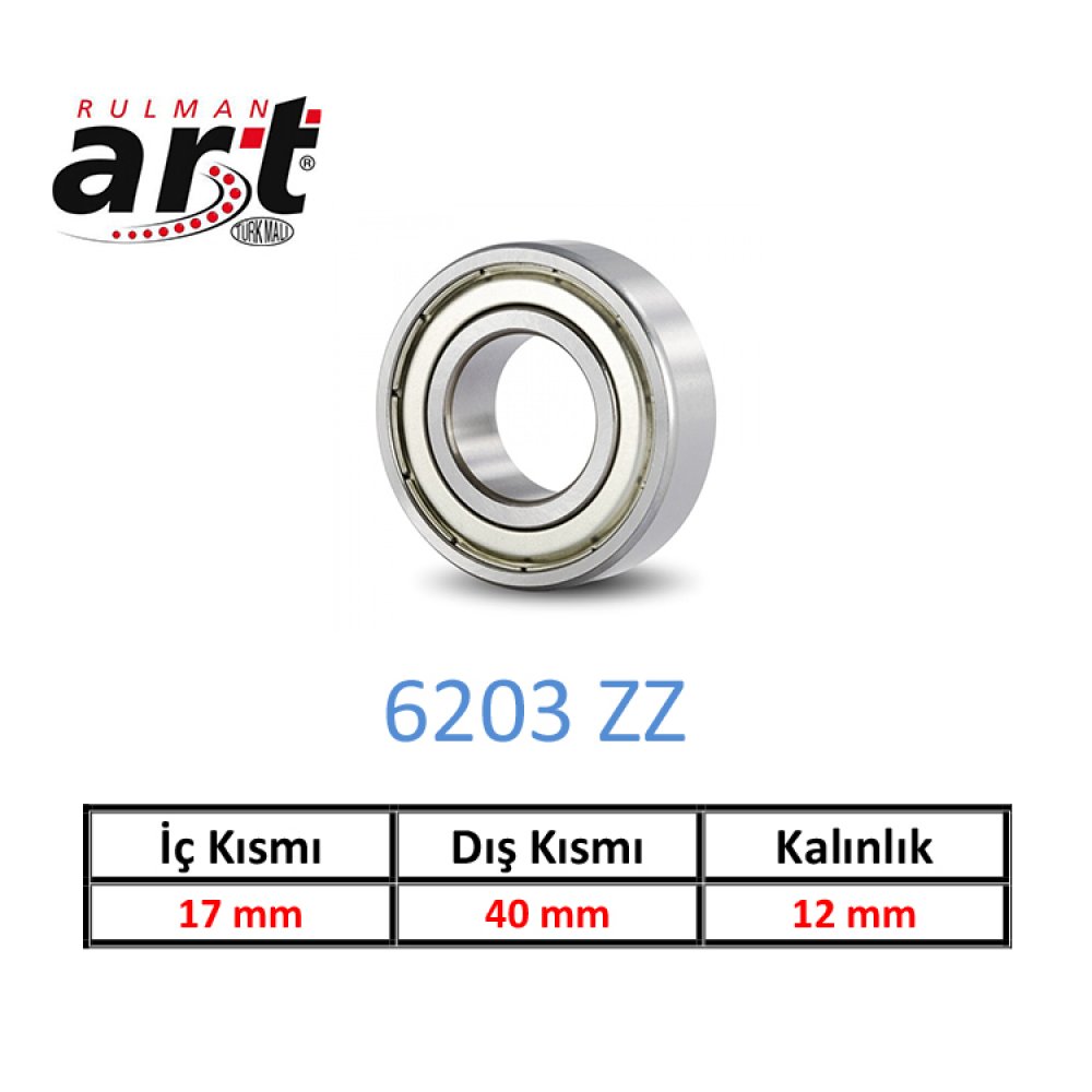 6203 zz Art Rulman