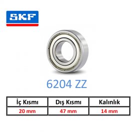 6204 zz Skf Rulman