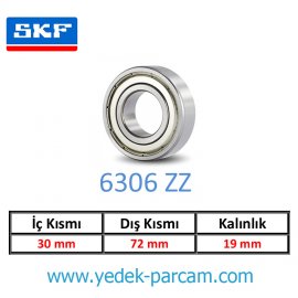 6306 zz Skf Rulman