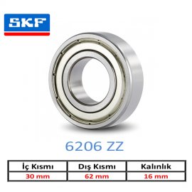 6206 zz Skf Rulman