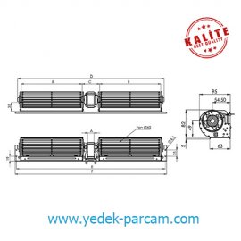 Radyan Fan İki Yönlü