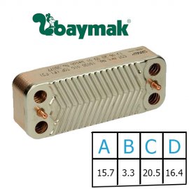 Baymak Baxi Kombi Eşanjör