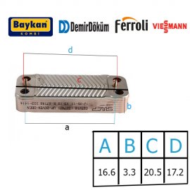 Demirdöküm Aden Kombi Eşanjör