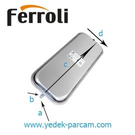 Ferroli Genleşme Tankı Kancasız 3/8
