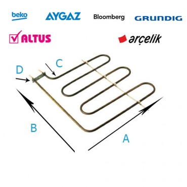 Arçelik Fırın Boru Rezistansı