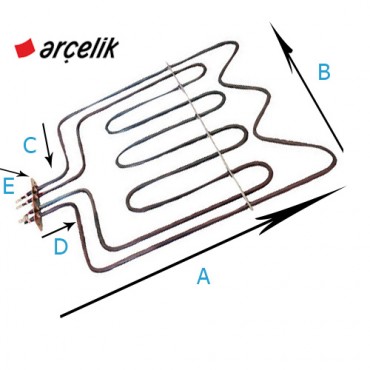 Arçelik Üst Fırın Rezistansı