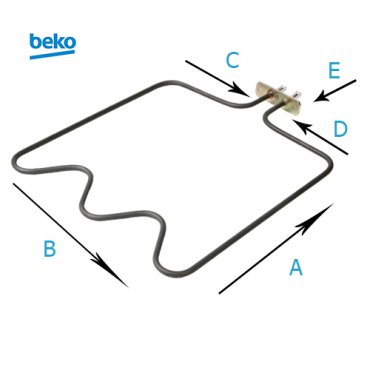 Beko Alt Fırın Rezistansı
