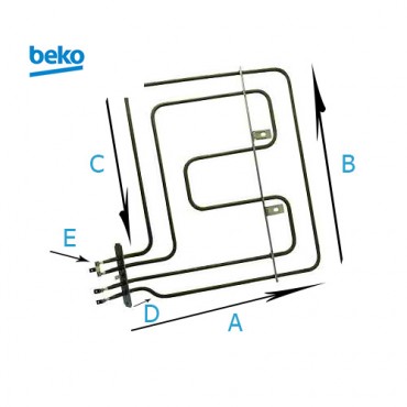 Beko Ankastre Alt Üst Fırın Rezistansı
