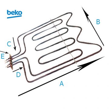 Beko Üst Fırın Rezistansı