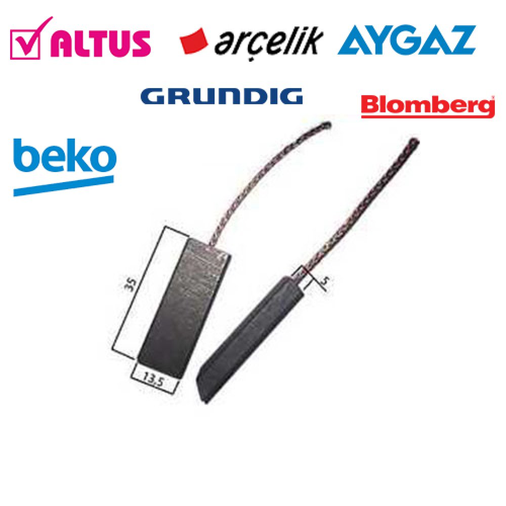 Çamaşır Makinesi Motor Kömürü