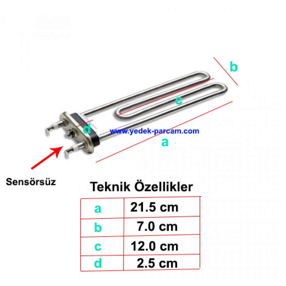 Çamaşır Makinesi Rezistansı-16